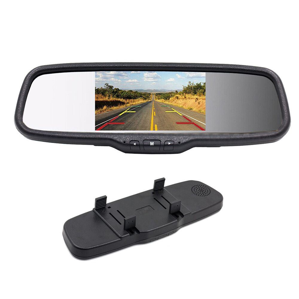 5" Clip-on Car Rear View Mirror Monitor for Backup Camera System 