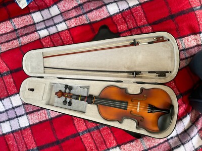Mendini 4/4MV300 Solid Wood Satin Antique Violin