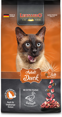LEONARDO Adult Duck 7,5 kg Trockenfutter Katzenfutter Ente Futter Katze trocken