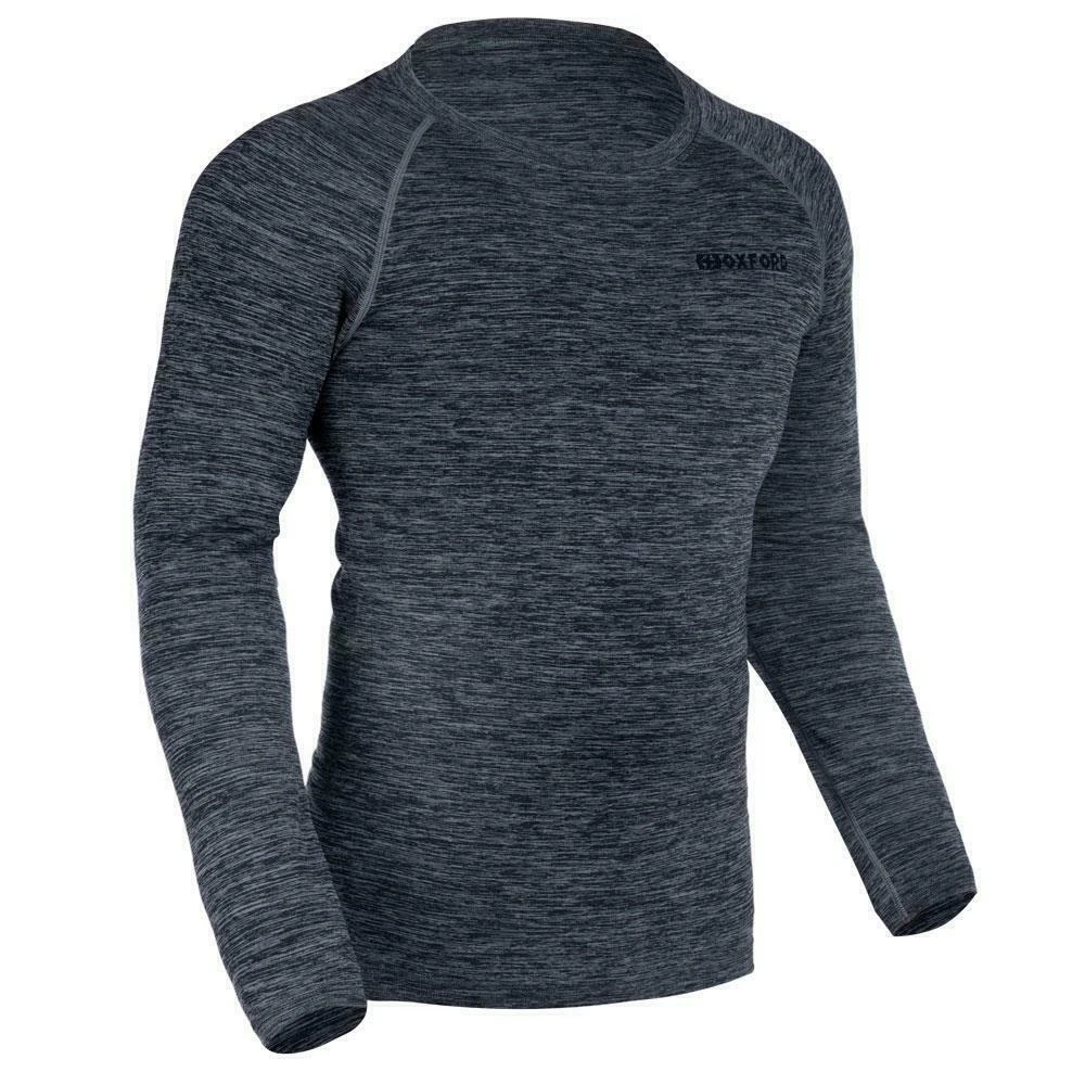 Oxford Advanced Motorbike Motorcycle Long Sleeves Base Layer Top Marl Charcoal
Opens in a new window