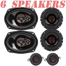 Cerwin-Vega 420W 6x9" | 320W 6.5" | 250W 3.5" Coaxial Speaker Upgrade Package