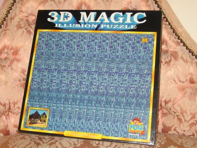 3D MAGISCHE ILLUSION PUZZLE PYRAMIDE PUZZLE 768 TEILE FUN CONNECTION CHEATWELL NEU