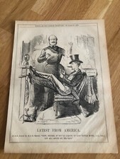1860 original cartoon print ! latest from america . h.r.h. junior havana cigars