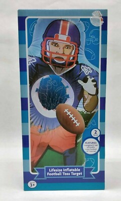 Lifesize (5') Inflatable Football Toss Target w/ Mini Football - Midwood (NEW)