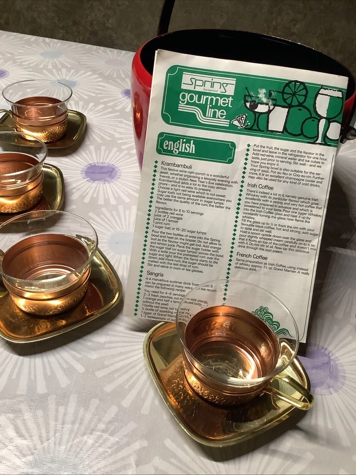 SPRING Switzerland, Fondue-, Feuerzangenbowle, inc. 6 Schottgläser  - Bild 4 von 4