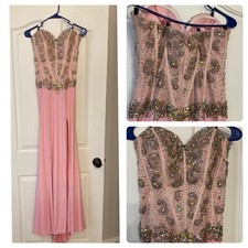 Pink Prom Dress-Alyce Paris-Size 4