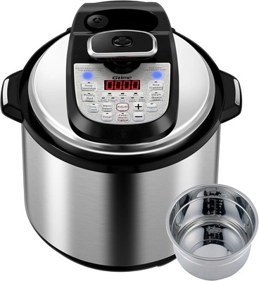 Gtime Multi-Cooker 18-in-1 Programmable Pressure Cooker 6 Quarts, Rice cooker