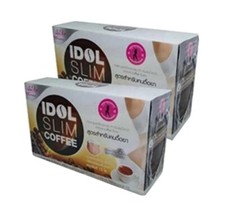 IDOL Instant Coffee 2x Slim Drink Diet Weight Loss Burn Fat 5 Boxes In An Orde