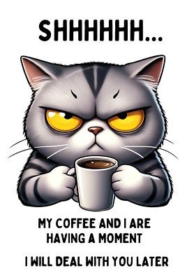 Autoaufkleber 18X18 cm | Grumpy Cat | Wetterfest | Hochwertige Folie