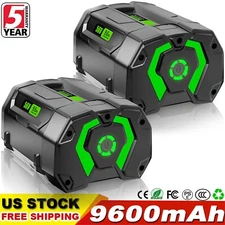 2x For EGO 56V 9.6Ah Lithium Battery BA1400T 56Volt Power BA4200 BA2800 ST1502LB