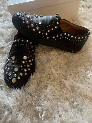 New - givenchy shoes women 7 Black With Rhinestones/Studs
