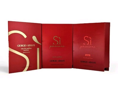 Armani Si Passione + Si Passione Intense + Si Passione Eclat 3 x 1,2 ml Parfum