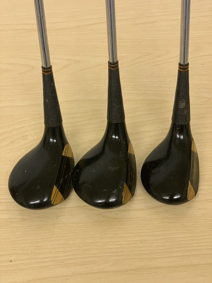 3 x Vintage First Flight Wood Set 3,4,5 / Right Handed - Image 2 of 4