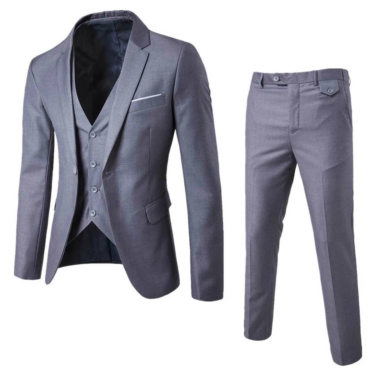 2024 new Men two piece suit Modern Jacket Pants Formal Solid Dress Suits