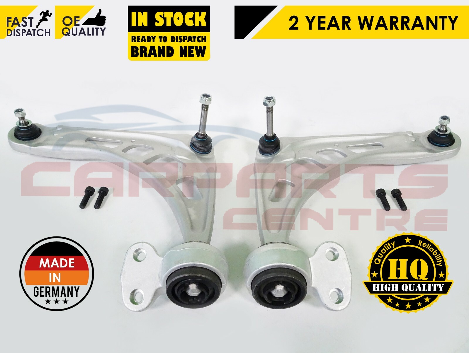 BMW E46 330D 330 FRONT SUSPENSION LOWER CONTROL ARMS BUSHES HD