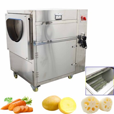 44lbs Automatic Electric Rolling Peeling Machine Commercial Carrot Potato Peeler