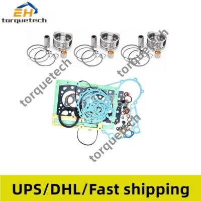 3AB1 Overhaul Rebuild Kit for Isuzu Engine Hanik N-4 N-35 NC3000 Excavator