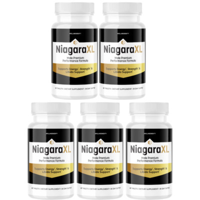 Niagara XL Multivitamin for Men - Official Formula - 5 Bottles