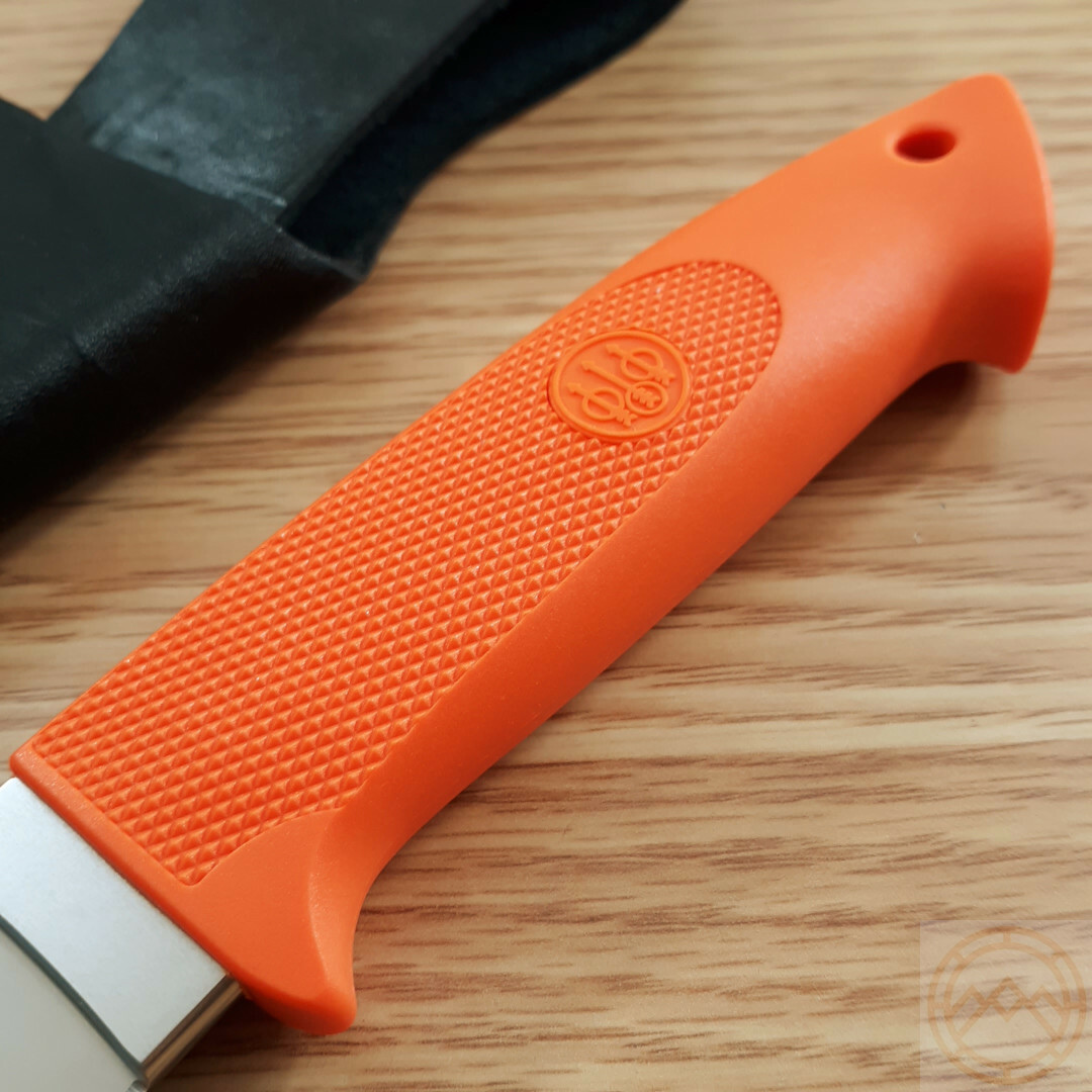 BERETTA Loveless Zytel 3.38in Blaze Orange Drop Point Knives