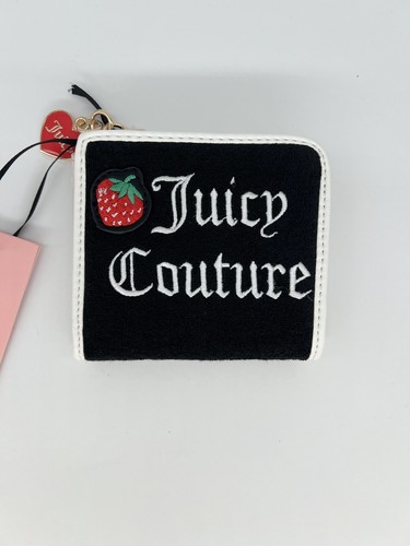 NWT Juicy Couture Wallet Strawberry Liquorice/ Angel Sweet Juicy L-Zip Card Case - Picture 2 of 7