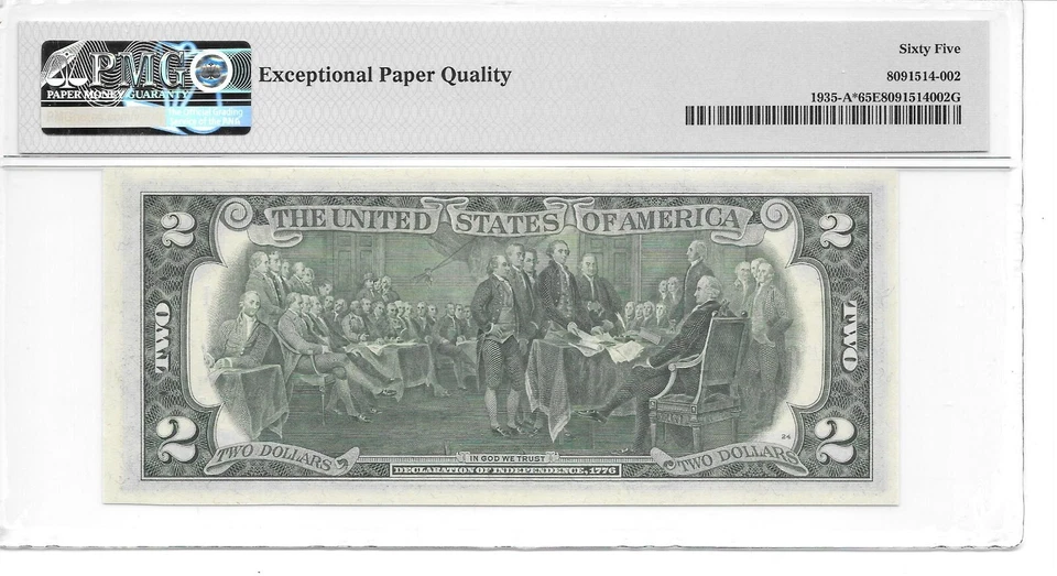 1976* Boston Star $2 FRN (A* Block) PMG 65 EPQ Gem Uncirculated - Image 4 of 4