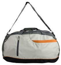 Sporttasche Reisetasche Badetasche Nylon klein leicht Volumen ca. 42 L Grau