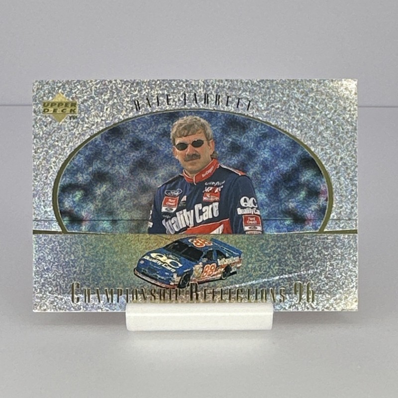 Upper Deck 1996 Championship Reflections CR3 Dale Jarrett Quality Care Insert