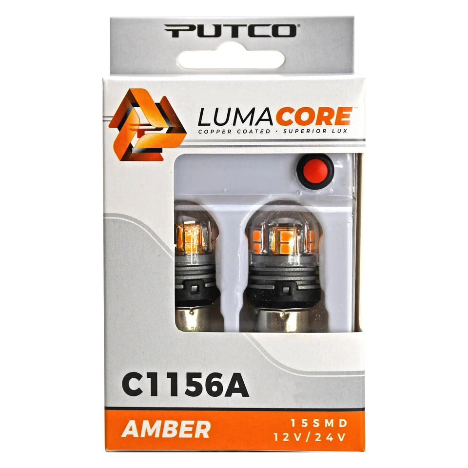For Dodge Ram 1500 1996 Putco C3156W LumaCore LED Bulbs 3156, White Foto 4 de 4