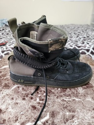 Nike SF AF1 864024 004 Black Olive Special Field Air Force 1 Boot Shoes Mens 8.5