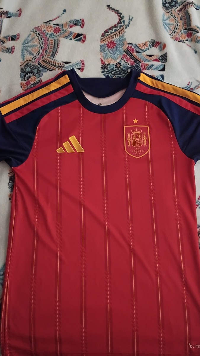 Spain world cup home jersey