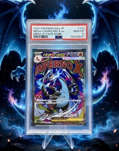 2025 POKEMON JAPANESE M2A-MEGA DREAM EX #223 MEGA CHARIZARD X EX PSA 10