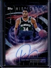 2025-26 Topps Midnight Giannis Antetokounmpo Stroke of Auto Winter Solstice #/35
