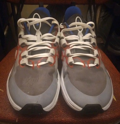 Nike D/MS/X Grey Game Royal Low Top Running Sneakers Men's Size 11.5 PREOWNED
