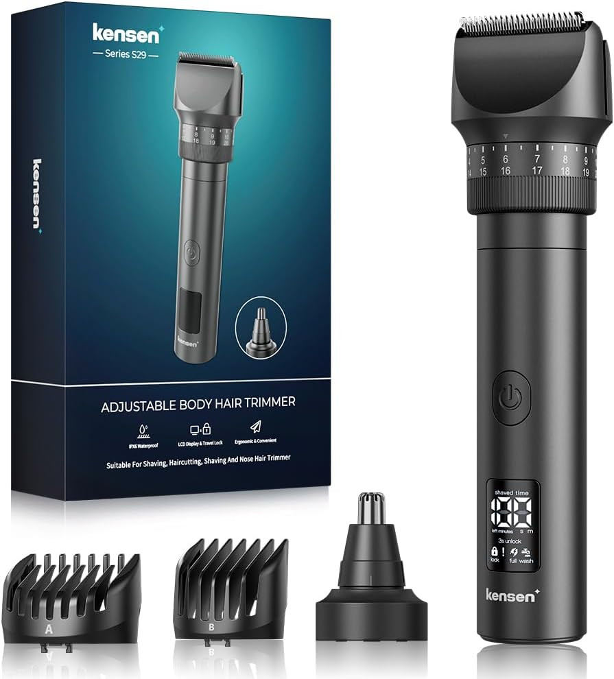 Beard Trimmer for Men - Hair Clippers with 42 Adjustable Len
