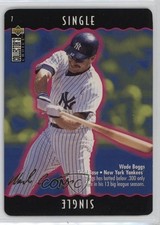 1996 Collector's Choice You Make the Play Gold Foil Signature Wade Boggs HOF 0w8
