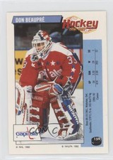 1992-93 Panini Album Stickers Don Beaupre #159 0o9