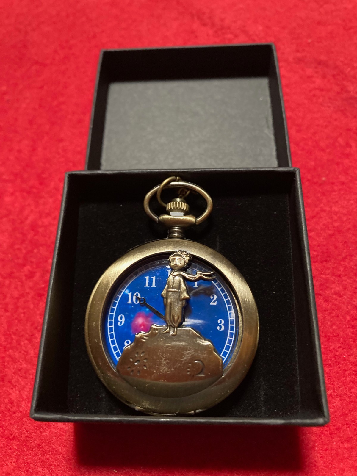Precioso reloj de bolsillo El Principito para regalar o coleccionar