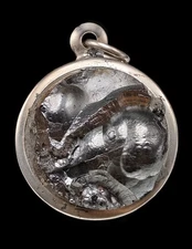 Holy Collection Leklai Bubble Rock Stone Healing Charm Thai Amulet Pendant CK832