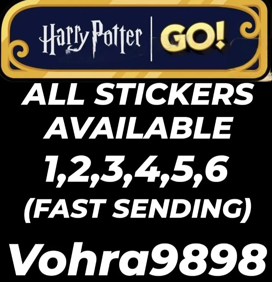 Monopoli Go Sticker 1/2/3/4/5/6 ⭐ Card- INSTANT SEND Best Seller 🔝 Harry Potter