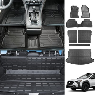#ad 18 23 Subaru Crosstrek Impreza Cargo Mat Floor set Protector Trunk Cargo Full... $143.99