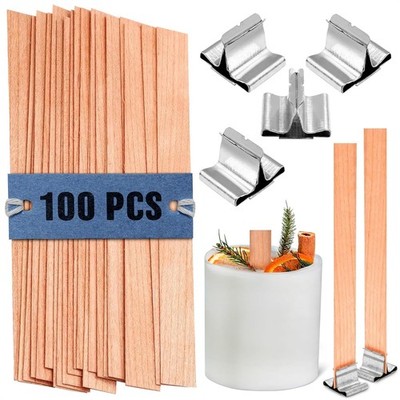 Wood Wicks for Candlemaking Long Wooden Wicks DIY Supplies