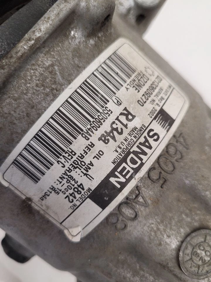 Compresor de aire acondicionado Dodge Dakota 2002-2003 3,9 L 55056094AB 02-03 Foto 3 de 4