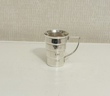 Napier Vintage Silver Plated  Stepped Jigger Bar Measuring Tool