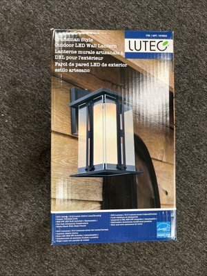Lutec Craftsman Style Outdoor LED Wall Lantern Lights Item 1576922