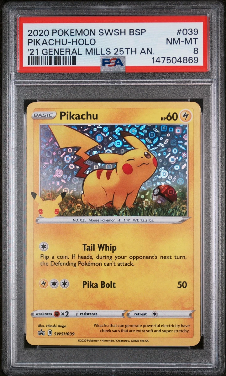 ぐ*い様 ポケキュン ピカチュウ 英語版 PSA8 Pokémon TCG Grade 8 Pikachu Individual Collectible Card Game Cards