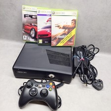 Xbox 360 Slim 250GB Console Bundle 3 Games, Controller 