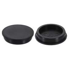 2Pcs Silicone Hole Plugs Round Rubber Stopper for 65mm/2.56" Hole Black