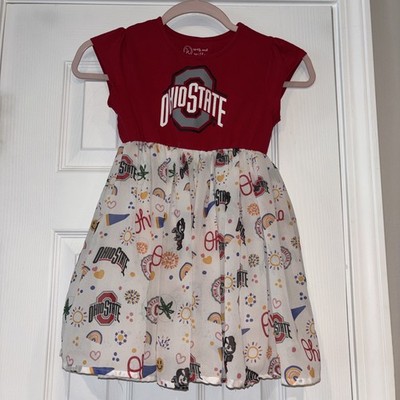 Ohio State Buckeyes Wes and Willy Little Girls  Size 6X Princess Dress NCAA