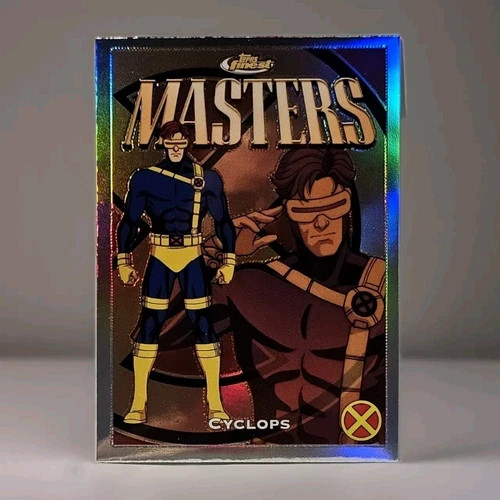 2025 Topps Finest - Cyclops - Marvel X-Men '97 Silver Refractor #41!
