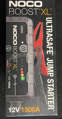 NOCO Boost GB50: 1500A Ultrasafe Starthilfe Powerbank   12V Lithium-Starthilfege